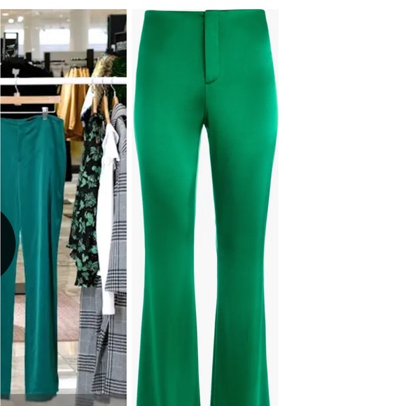 Satin Flare Pants Alice + Olivia - Picture 2 of 7